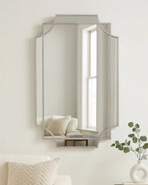 Decorative Silver Frame Wall Mirror 78 x 115 cm | Fast UK Delivery UK